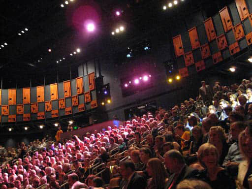 a theatre audience